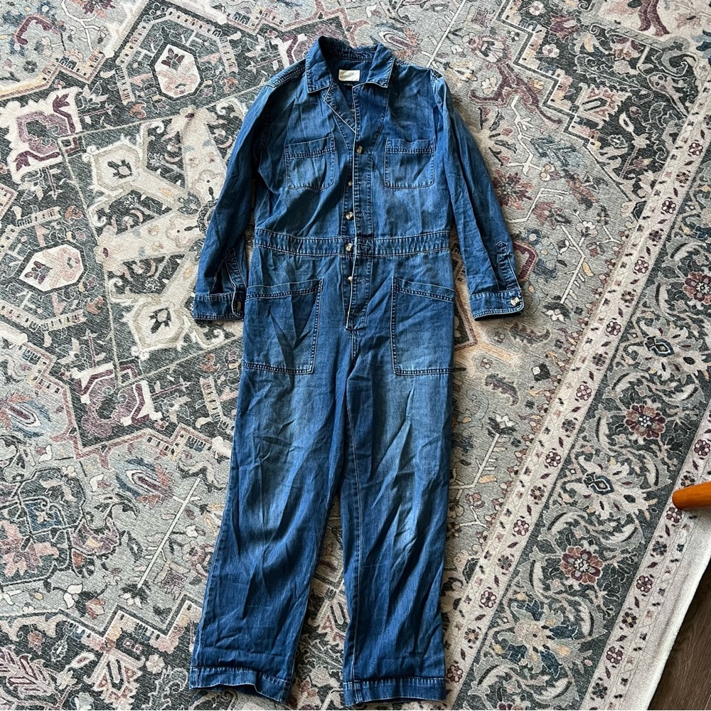Universal thread denim jumpsuit